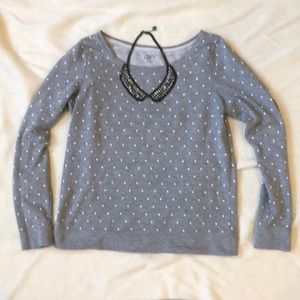 Loft Polka-Dot Sweater